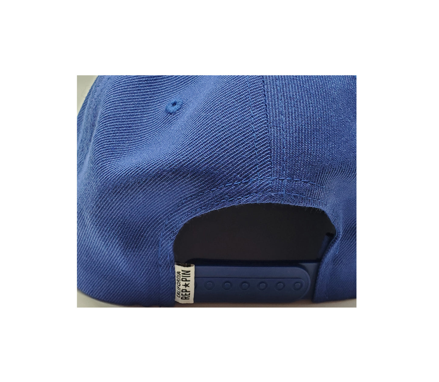 Cali Reppin Royal and White Snapback Hat